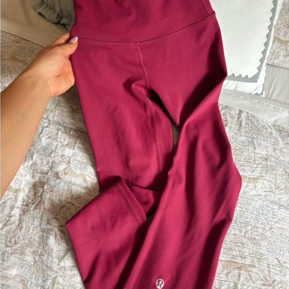 lululemon athletica Burgundy Leggings